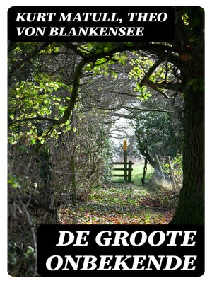 cover image of De Groote Onbekende